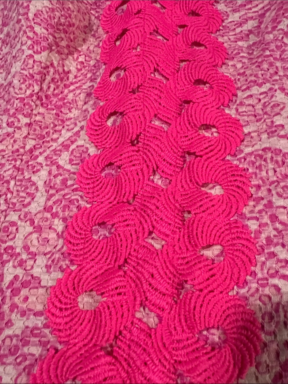 Lilly Pulitzer See Ya Later Pink Floral-Trim Sleeveless Dress Sz 2 - Picture 4 of 6